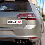 Capitalist AF 10x3 Car Magnet