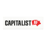 Capitalist AF 10x3 Car Magnet