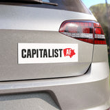 Capitalist AF 10x3 Car Magnet