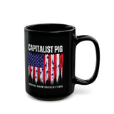 Capitalist Pig Flag Mug 15oz