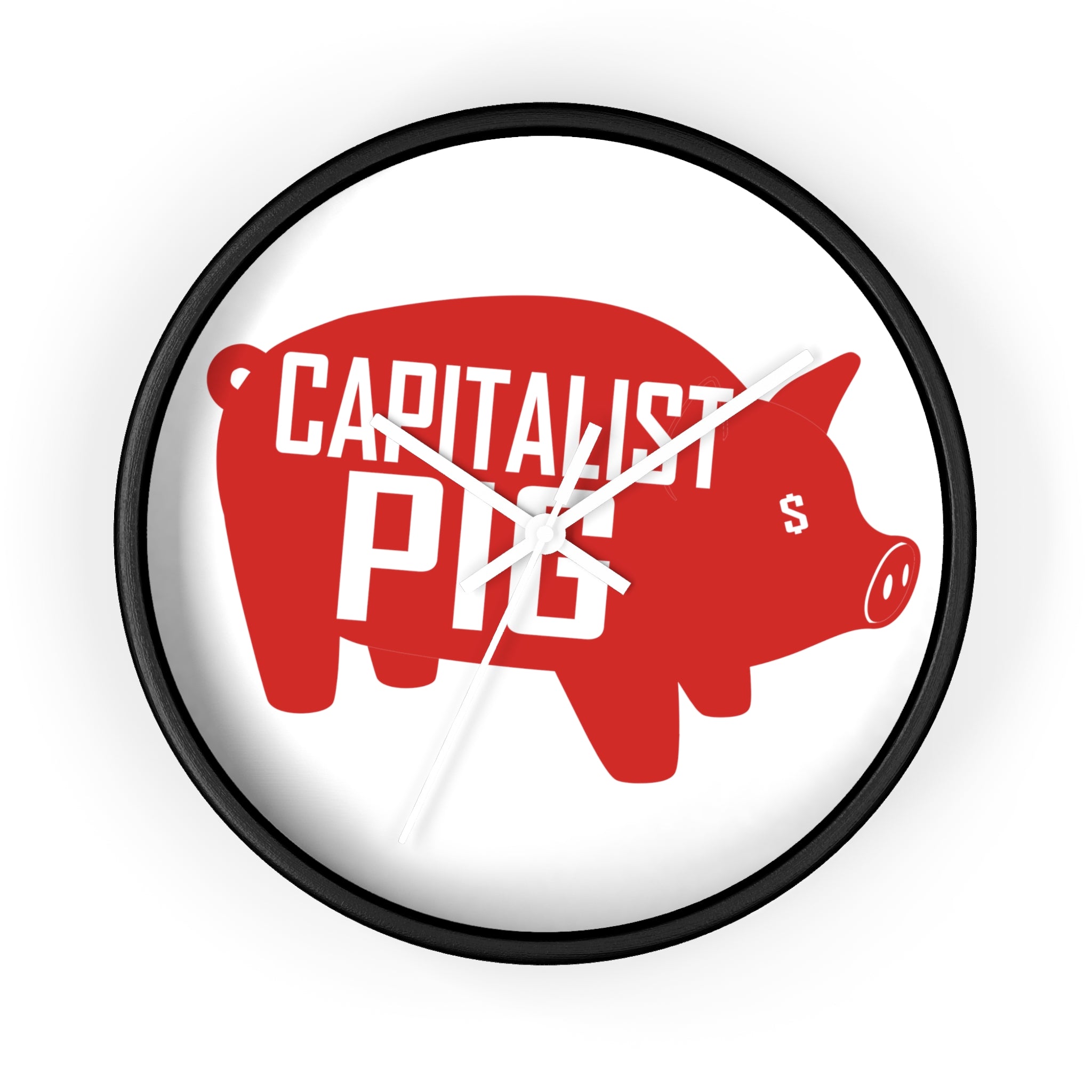 Capitalist Pig Wall Clock