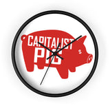 Capitalist Pig Wall Clock