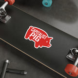 Capitalist Pig Die-Cut Sticker